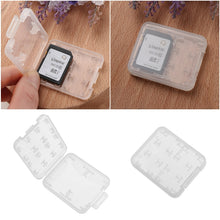 Load image into Gallery viewer, 10 PCS Mini Transparent Multifunctional Storage Card Box