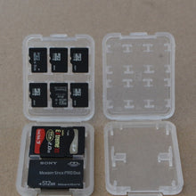 Load image into Gallery viewer, 10 PCS Mini Transparent Multifunctional Storage Card Box