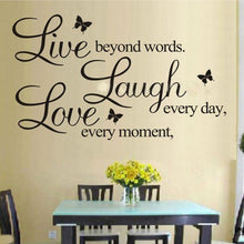 Load image into Gallery viewer, Live Love Butterfly Rumor Removable Wall Sticker