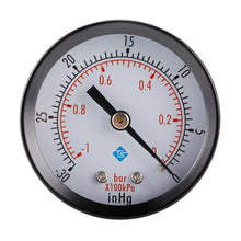 Load image into Gallery viewer, Double Scale Vacuum Mini Shockproof Pressure Gauge, Pressure Gauge