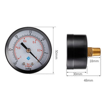 Load image into Gallery viewer, Double Scale Vacuum Mini Shockproof Pressure Gauge, Pressure Gauge