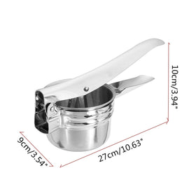 Potato Fruit Vegetable Manual Press Juicer Stainless Steel Crusher Squeezer, Manual Press Juicer