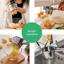 Load image into Gallery viewer, Potato Fruit Vegetable Manual Press Juicer Stainless Steel Crusher Squeezer, Manual Press Juicer