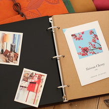 Load image into Gallery viewer, PU Leather Vintage Antique Kraft Paper Photo Albums