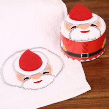 Load image into Gallery viewer, Christmas Creative Cake Towel Gift Washcloth Christmas Cute Towel Presents
