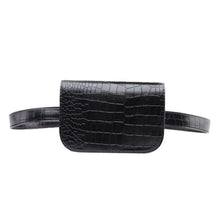 Load image into Gallery viewer, Vintage Women Alligator PU Leather Waist Pack Travel Belt Wallets Fanny Bags, Fanny Bags