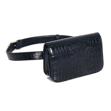 Load image into Gallery viewer, Vintage Women Alligator PU Leather Waist Pack Travel Belt Wallets Fanny Bags, Fanny Bags