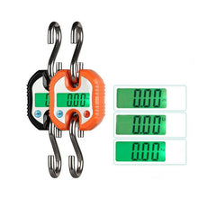Load image into Gallery viewer, 150kg Mini Portable Heavy Duty Electronic Digital Stainless Steel Hook Scale, Random Color Delivery, 150kg x 100g