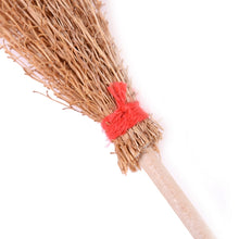 Load image into Gallery viewer, 2 PCS Miniature Doll House Kitchen Patio Accessories Wooden Broom Children&#39;s Educational Toys