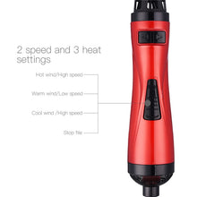 Load image into Gallery viewer, 360 Degrees Rotation Electric Hair Dryer Brush Professional Hair Blow Dryer Comb Electric Hair Curler