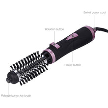 Load image into Gallery viewer, 360 Degrees Rotation Electric Hair Dryer Brush Professional Hair Blow Dryer Comb Electric Hair Curler