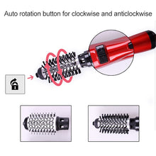 Load image into Gallery viewer, 360 Degrees Rotation Electric Hair Dryer Brush Professional Hair Blow Dryer Comb Electric Hair Curler