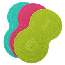 Load image into Gallery viewer, Lovely PVC Cat Litter Mat Eight-shaped  Anti-skid Placemat Pet Supplies, Lake Blue, Yellow Green, Rose Red, Gray, Pink, Light Blue, Beige