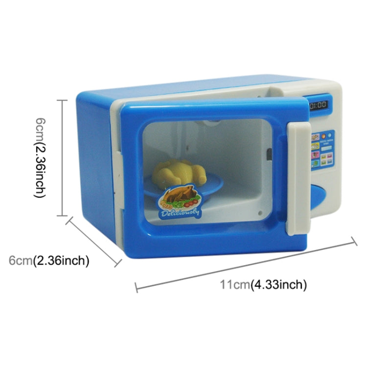 Children Mini Cute Microwave Oven Pretend Role Play Toy Educational for Kids Kitchen Toys