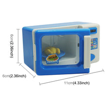 Load image into Gallery viewer, Children Mini Cute Microwave Oven Pretend Role Play Toy Educational for Kids Kitchen Toys