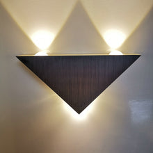 Load image into Gallery viewer, 3W Aluminum Triangle Wall Lamp Home Lighting Indoor Outdoor Decoration Light, AC 85-265V, 3W