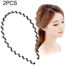 Load image into Gallery viewer, 2pcs Unisex Simple Wavy Hair Head Hoop Band Sport Headband Hair accessories