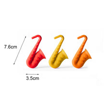 Load image into Gallery viewer, Horn Saxophone Silicone Pot Cover Raises Anti-overflow Device, Random Color Delivery, Horn