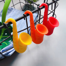 Load image into Gallery viewer, Horn Saxophone Silicone Pot Cover Raises Anti-overflow Device, Random Color Delivery, Horn