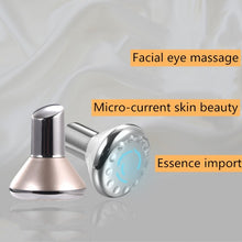 Load image into Gallery viewer, Small Dumbbell Reverse Magnetic Vibration Beauty Instrument Magnetic Mask Essential Oil Introduction Instrument