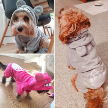 Load image into Gallery viewer, Pet Coral Fleece Costume Cute Chinchillas Dog Warm Coat, XS, S, M, L, XL, 2XL