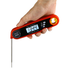 Load image into Gallery viewer, Foldable Probe Waterproof Food Thermometer Kitchen Barbecue Fast Temperature Measurement Digital Display Electronic Thermometer