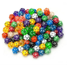 Load image into Gallery viewer, 50 PCS Polyhedron Outdoor Bar Family Party Game Dice Board Game Accessories