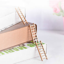 Load image into Gallery viewer, 5pcs Simulation Ladder Decoration Wooden Staircase Corridor Micro Landscape Succulent Potted DIY Decorations, Simulation Ladder Decorations