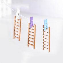 Load image into Gallery viewer, 5pcs Simulation Ladder Decoration Wooden Staircase Corridor Micro Landscape Succulent Potted DIY Decorations, Simulation Ladder Decorations