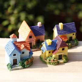2 PCS Moss Micro Landscape Succulent Flower Pot Decoration Ornaments Mini Brick Tile Country House DIY Model, Color Random Delivery, Mini Brick Tile Country House Decoration