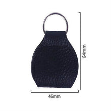 Load image into Gallery viewer, 10 PCS Genuine Leather Guitar Pick Storage Bag with Key Ring, Apricot, Black, Brown, Blue, Claret