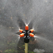 Load image into Gallery viewer, 2 PCS Cross Five Outlet Spray Nozzle Gardening Greenhouse Watering Spray, Cross Five Outlet Spray Nozzle
