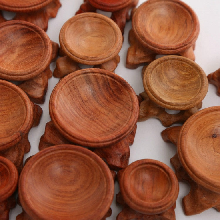 Crystal Ball Wenwan Wooden Base Ornaments