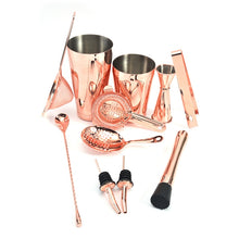 Load image into Gallery viewer, 11 in 1 Cocktail Mixing Set Wine Filter Filter, Rose Gold, Gold, Silver, Black
