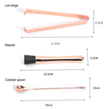Load image into Gallery viewer, 11 in 1 Cocktail Mixing Set Wine Filter Filter, Rose Gold, Gold, Silver, Black