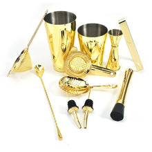 Load image into Gallery viewer, 11 in 1 Cocktail Mixing Set Wine Filter Filter, Rose Gold, Gold, Silver, Black
