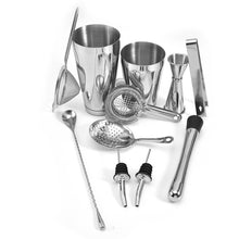 Load image into Gallery viewer, 11 in 1 Cocktail Mixing Set Wine Filter Filter, Rose Gold, Gold, Silver, Black