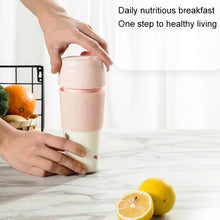 Load image into Gallery viewer, Portable Juicer Mini Electric Blender Portable Juicer, Style 2 (Pink), Style 2 (Navy Blue)