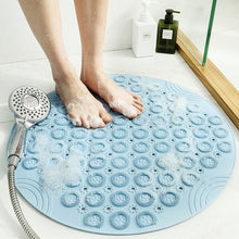 Load image into Gallery viewer, Bathroom Anti-slip Round Mat Suction Cup Massage Foot Pad
