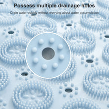 Load image into Gallery viewer, Bathroom Anti-slip Round Mat Suction Cup Massage Foot Pad