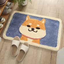 Load image into Gallery viewer, Cartoon Flocking Carpet Home Bathroom Non-slip Absorbent Pad, 45×65 cm, 50×80 cm