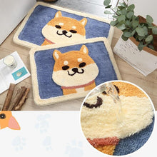 Load image into Gallery viewer, Cartoon Flocking Carpet Home Bathroom Non-slip Absorbent Pad, 45×65 cm, 50×80 cm