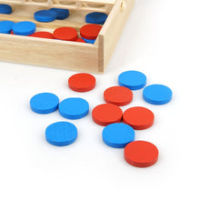 Load image into Gallery viewer, Wooden International Children Educational Toys Vertical Link Board Checkersers