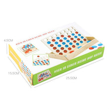 Load image into Gallery viewer, Wooden International Children Educational Toys Vertical Link Board Checkersers