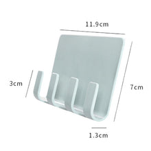 Load image into Gallery viewer, Practical Wall Sticking Phone Charging Holder Socket Strong Sticky Adhesive Sopport Rack Shelf With Hooks