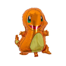 Load image into Gallery viewer, 2 PCS Dinosaur Modeling Aluminum Foil Balloon Children Birthday Decoration Party Supplies Toy, Large Red Tyrannosaurus, Large Yellow Tyrannosaurus, Large Green Tyrannosaurus, Large Pink Long-necked Dragon, Large Blue Long-necked Dragon                 ...