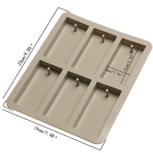 Load image into Gallery viewer, Aromatherapy Wax Handmade Soap Silicone Mold, Six Grid Rectangle, Three Rectangle Three Oval, Six Lattice Rhombus, Three  Round Three Ring, Six Lattice Round Key, Two Round Two Square Two Rhombus