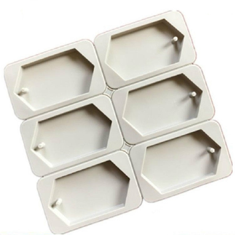 Aromatherapy Wax Handmade Soap Silicone Mold, Six Grid Rectangle, Three Rectangle Three Oval, Six Lattice Rhombus, Three  Round Three Ring, Six Lattice Round Key, Two Round Two Square Two Rhombus