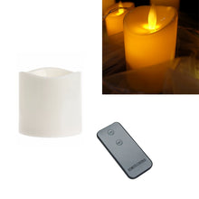 Load image into Gallery viewer, Cylindrical LED Electronic Candle Light Simulation Wedding Candlestick Candle, 15x7.5cm, 13x7.5cm, 10x7.5cm, 7.5x7.5cm, 7.5x7.5cm with remote control, 10x7.5cm with remote control, 13cm with remote control, 15x7.5cm with remote control