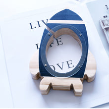 Load image into Gallery viewer, Nordic Wood Rocket Money Box Toys Living Room Decoration Piggy Bank